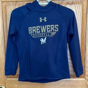 Milwaukee Brewers youth under armor sweatshirt